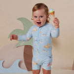 SNUGGLE HUNNY BLUE LITTLE SUBS SWIM SHORTIE
