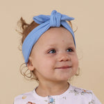 SNUGGLE HUNNY BLUEBELL RIBBED TOPKNOT