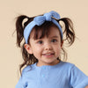 SNUGGLE HUNNY BLUEBELL RIBBED TOPKNOT