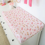SNUGGLE HUNNY BOOTS & BOWS BASSINET SHEET / CHANGE PAD COVER