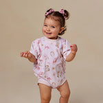SNUGGLE HUNNY BOOTS & BOWS OVERSIZED ROMPER
