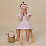 SNUGGLE HUNNY BOOTS & BOWS SHORT SLEEVE DRESS