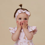 SNUGGLE HUNNY BOOTS & BOWS TOPKNOT