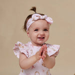 SNUGGLE HUNNY BOOTS & BOWS TOPKNOT
