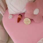 SNUGGLE HUNNY BUBBLEGUM COT SHEET