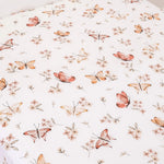 SNUGGLE HUNNY BUTTERFLY ORGANIC COTTON FITTED SHEET