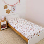 SNUGGLE HUNNY BUTTERFLY ORGANIC COTTON FITTED SHEET