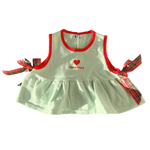 POSS & SOSS SWEET HEART PEPLUM - HOLLY