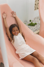 CINNAMON BABY TERRY SKIRT - CREAM
