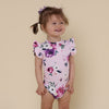 SNUGGLE HUNNY FLORAL KISS SHORT SLEEVE BODYSUIT