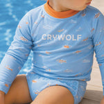 CRYWOLF BABY RASH VEST - FISH SCHOOL