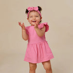 SNUGGLE HUNNY CANDY SHORT SLEEVE DRESS