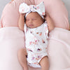SNUGGLE HUNNY CAROUSEL SHORT SLEEVE BODYSUIT WITH FRILL