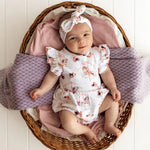 SNUGGLE HUNNY CAROUSEL SHORT SLEEVE DRESS