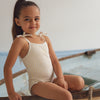 CINNAMON BABY LEMON SPLICE ONE PIECE SWIMSUIT