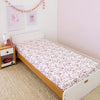 SNUGGLE HUNNY CHERRY BLOSSOM ORGANIC COTTON FITTED SHEET