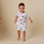 SNUGGLE HUNNY CHRISTMAS PUPS KIDS PJ SET