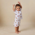 SNUGGLE HUNNY CHRISTMAS PUPS KIDS PJ SET