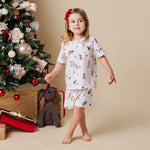 SNUGGLE HUNNY CHRISTMAS PUPS KIDS PJ SET