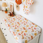 SNUGGLE HUNNY COWBOYS BASSINET SHEET / CHANGE PAD COVER