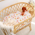 SNUGGLE HUNNY COWBOYS BASSINET SHEET / CHANGE PAD COVER