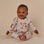 SNUGGLE HUNNY COWBOYS SNUGGLESUIT CONVERTIBLE ROMPER