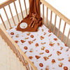 SNUGGLE HUNNY FITTED COT SHEET - LION