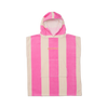 CRYWOLF HOODED TOWEL CANDY STRIPE