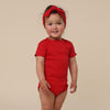 SNUGGLE HUNNY RED SHORT SLEEVE BODYSUIT