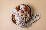 SNUGGLE HUNNY DIGGERS & TRACTORS MUSLIN WRAP