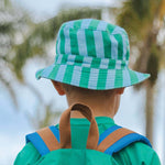 CRYWOLF REVERSIBLE BUCKET HAT - DECK STRIPE