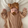 CINNAMON BABY HAMPTON ROMPER - CINNAMON
