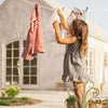 CINNAMON BABY BLACK GINGHAM DRESS