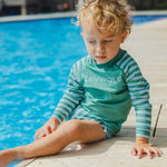 CRYWOLF BABY RASH VEST - DECK STRIPE
