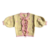 POSS & SOSS HEART TIE UP CARDIGAN - PINK LEMONADE
