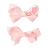 SNUGGLE HUNNY BABY PINK CLIP BOW - SMALL PIGGY TAIL PAIR