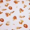 SNUGGLE HUNNY FITTED COT SHEET - LION