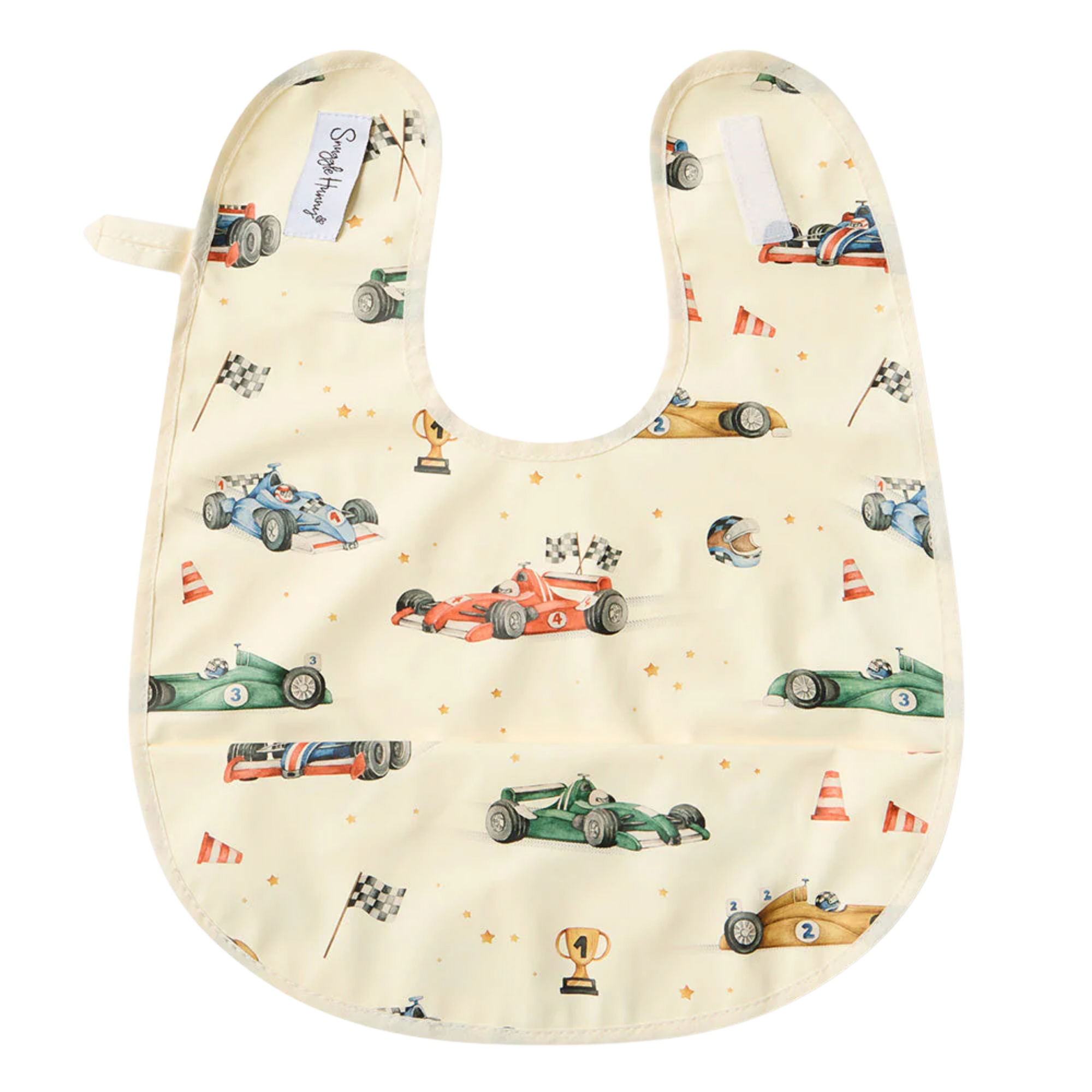 SNUGGLE HUNNY LITTLE RACERS SNUGGLE BIB