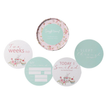 SNUGGLE HUNNY TEA PARTY & SAGE REVERSIBLE MILESTONE CARDS