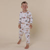 SNUGGLE HUNNY DIGGERS & TRACTORS LONG SLEEVE PJ SET