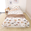 SNUGGLE HUNNY DIGGERS & TRACTORS ORGANIC COTTON QUILT COVER
