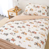 SNUGGLE HUNNY DIGGERS & TRACTORS ORGANIC COTTON QUILT COVER