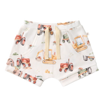 SNUGGLE HUNNY DIGGERS & TRACTORS SHORTS