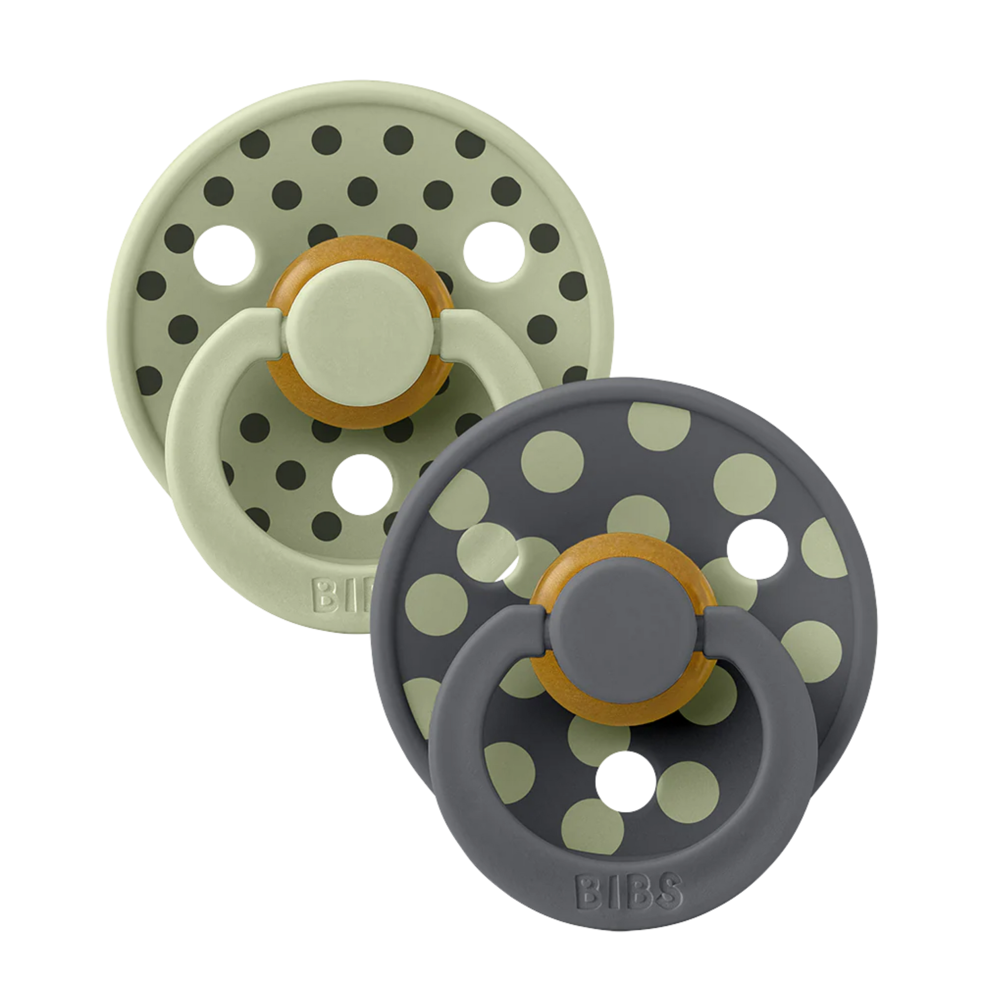 BIBS STUDIO POLKA - SAGE/IRON