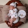 SNUGGLE HUNNY BEARS LONG SLEEVE ORGANIC BODYSUIT