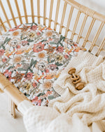 SNUGGLE HUNNY CREAM DIAMOND KNIT BLANKET