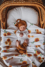 SNUGGLE HUNNY ORGANIC MUSLIN WRAP -  SUNFLOWER