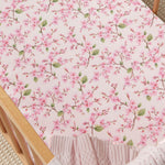 SNUGGLE HUNNY CHERRY BLOSSOM FITTED COT SHEET