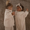 CINNAMON BABY TEDDY LOUNGESUIT - CREAM
