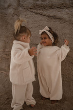 CINNAMON BABY TEDDY LOUNGESUIT - CREAM